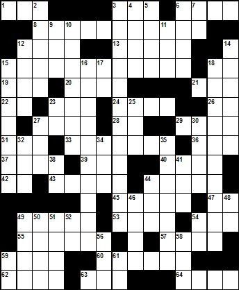 CNJ Racing Crossword Puzzle 1